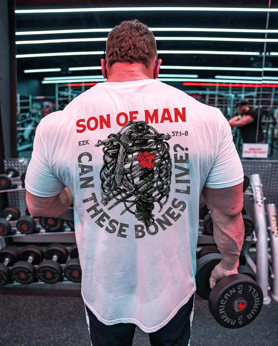 Son Of Man Can These Bones Live Printed Men's T-shirt