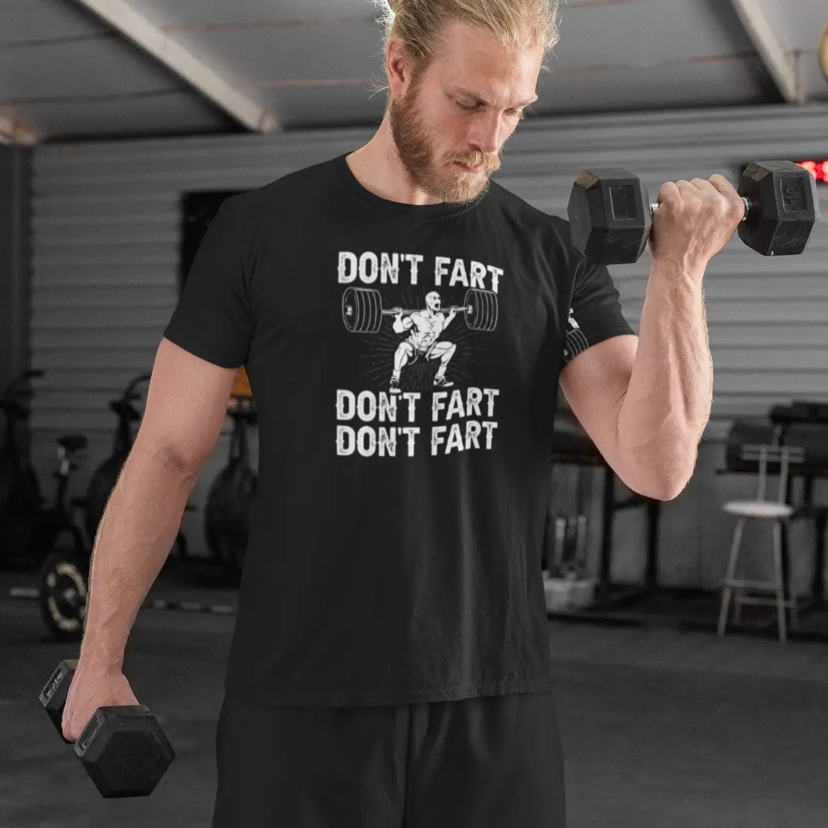 Don't Fart Don't Fart Don't Fart Printed Men's T-shirt