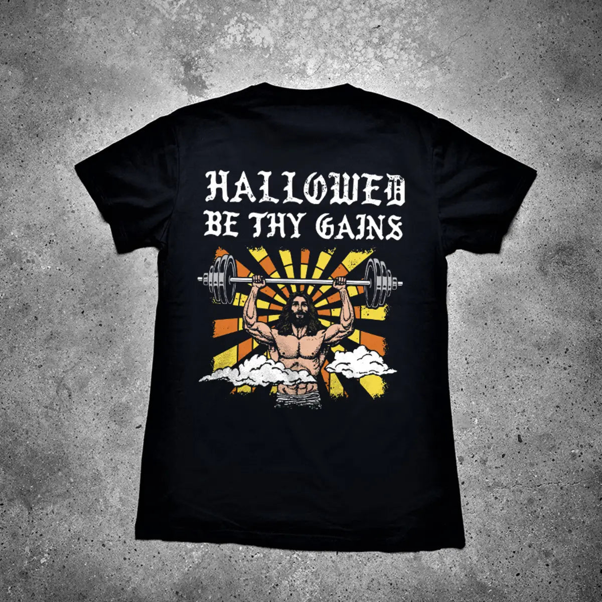 Hallowed Be Thy Gains Printed Men's T-shirt