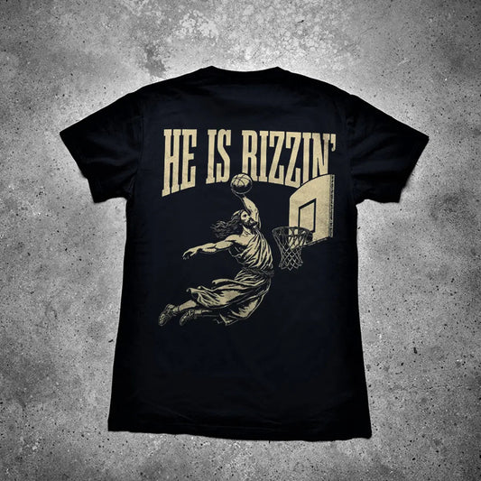 He Is Rizzin Printed Men's T-shirt