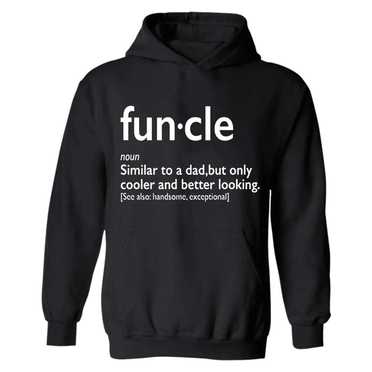 Viking Funcle Definition Printed Men's Hoodie