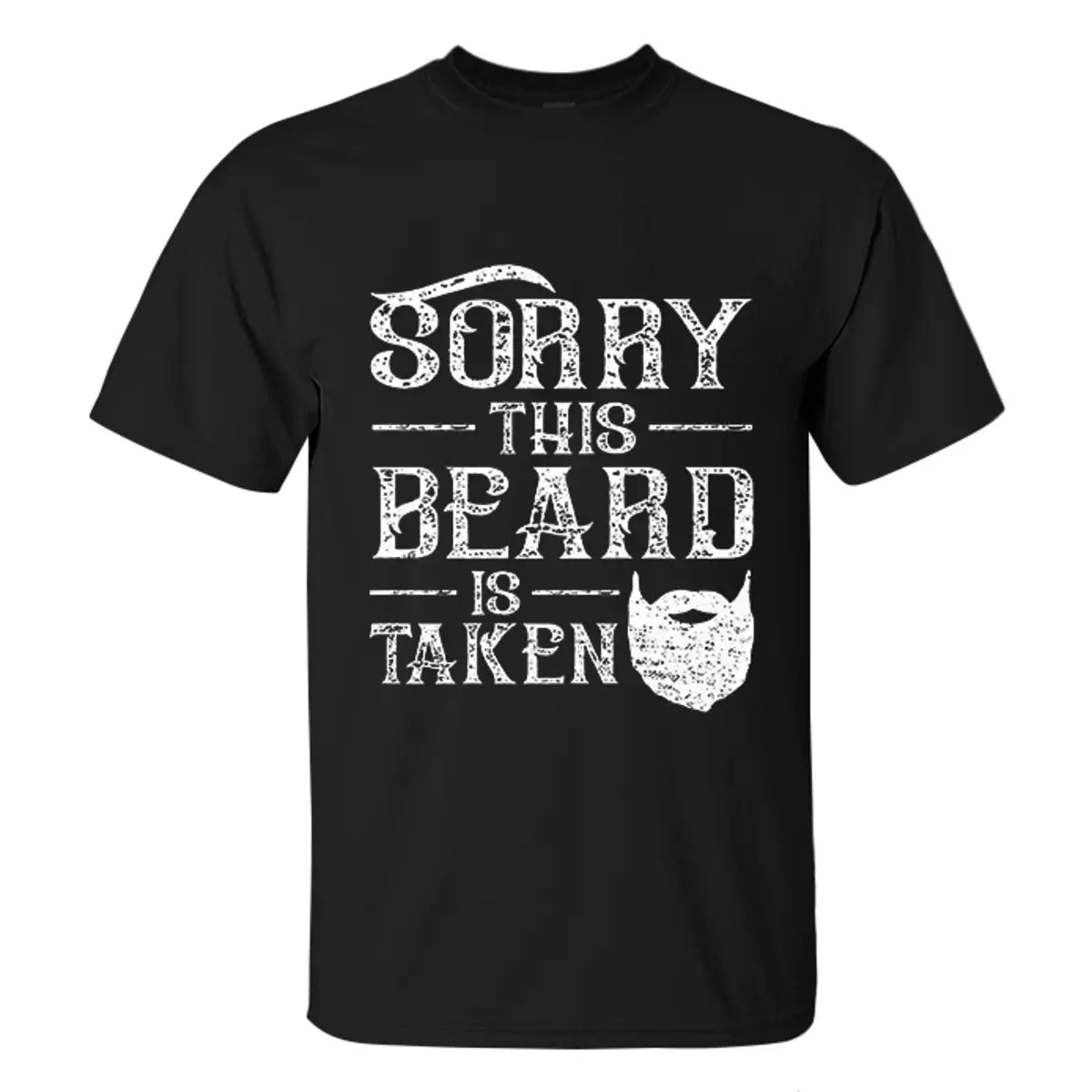 Viking Sorry This Beard Is Taken Printed Men's T-shirt