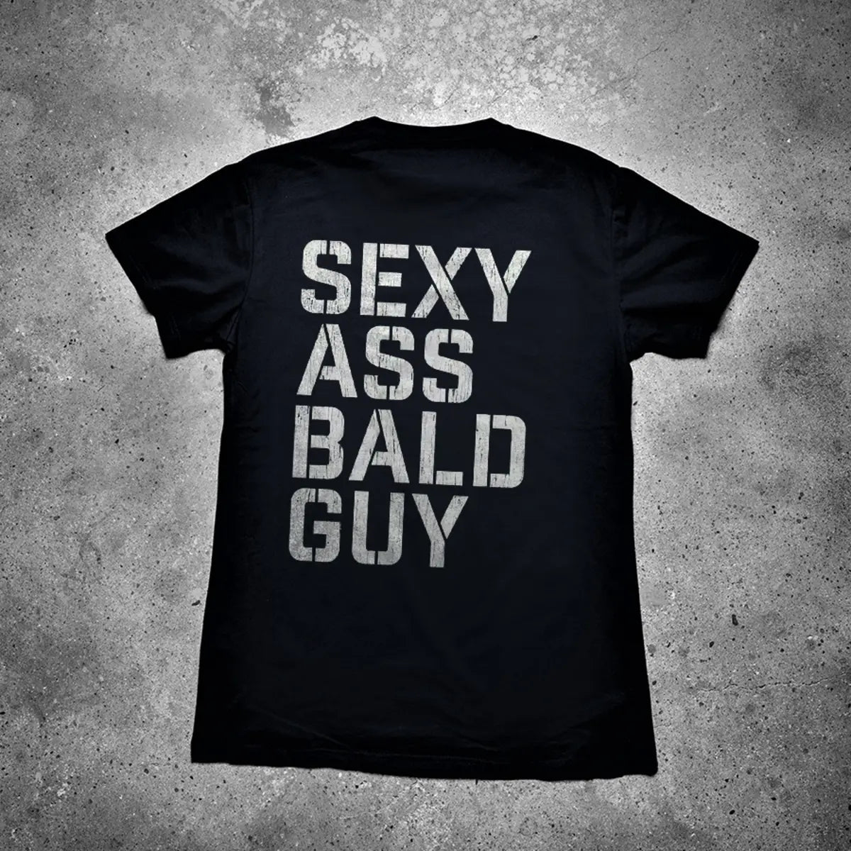 Sexy Ass Bald Guy Printed Men's T-shirt