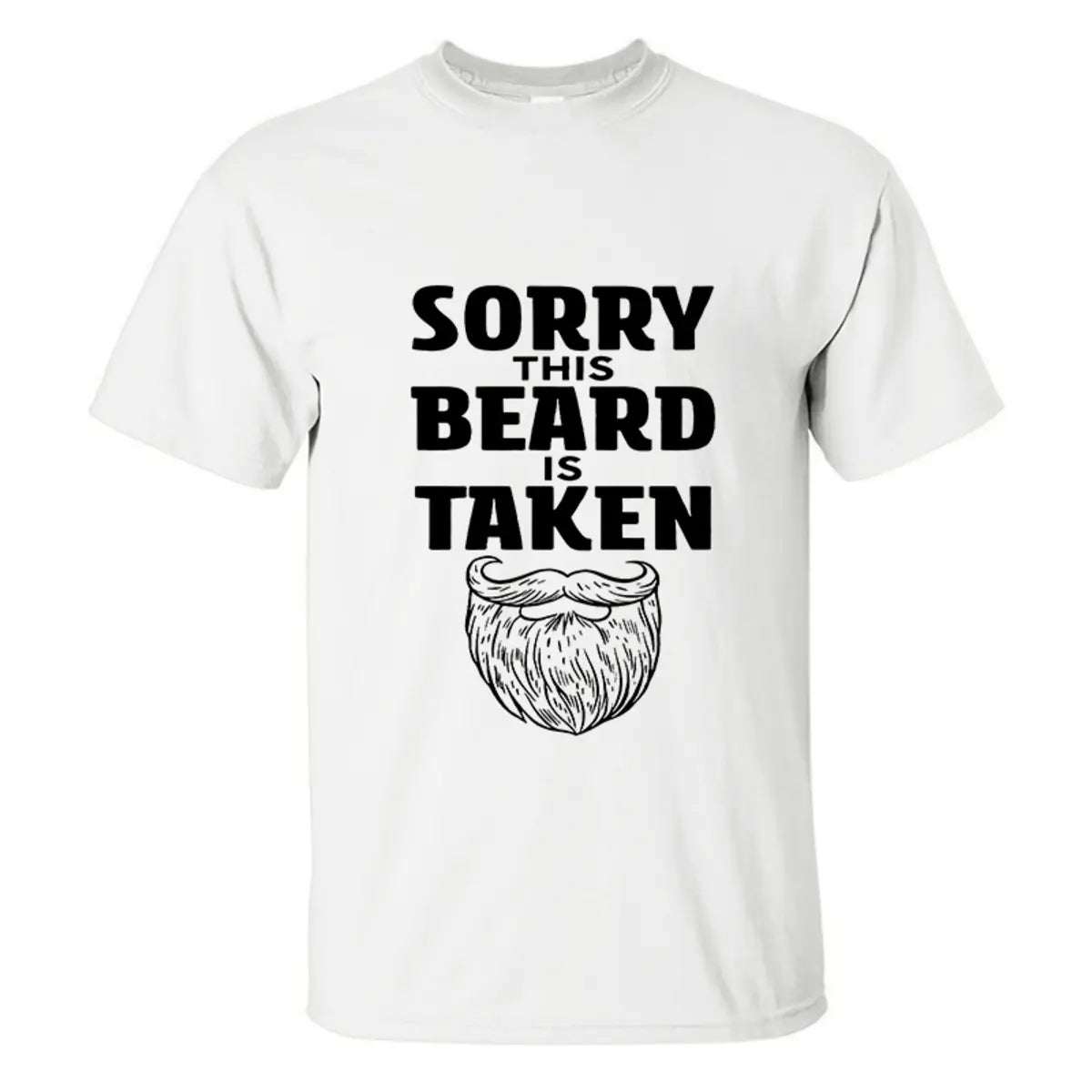 Viking Sorry This Beard Is Taken Printed Men's T-shirt