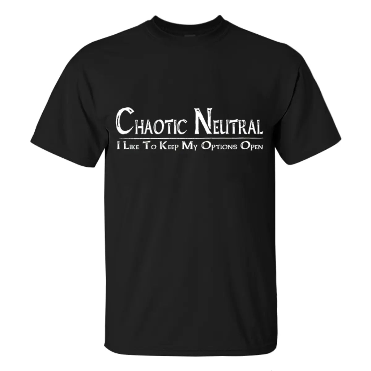 Viking Chaotic Neutral Printed Men's T-shirt