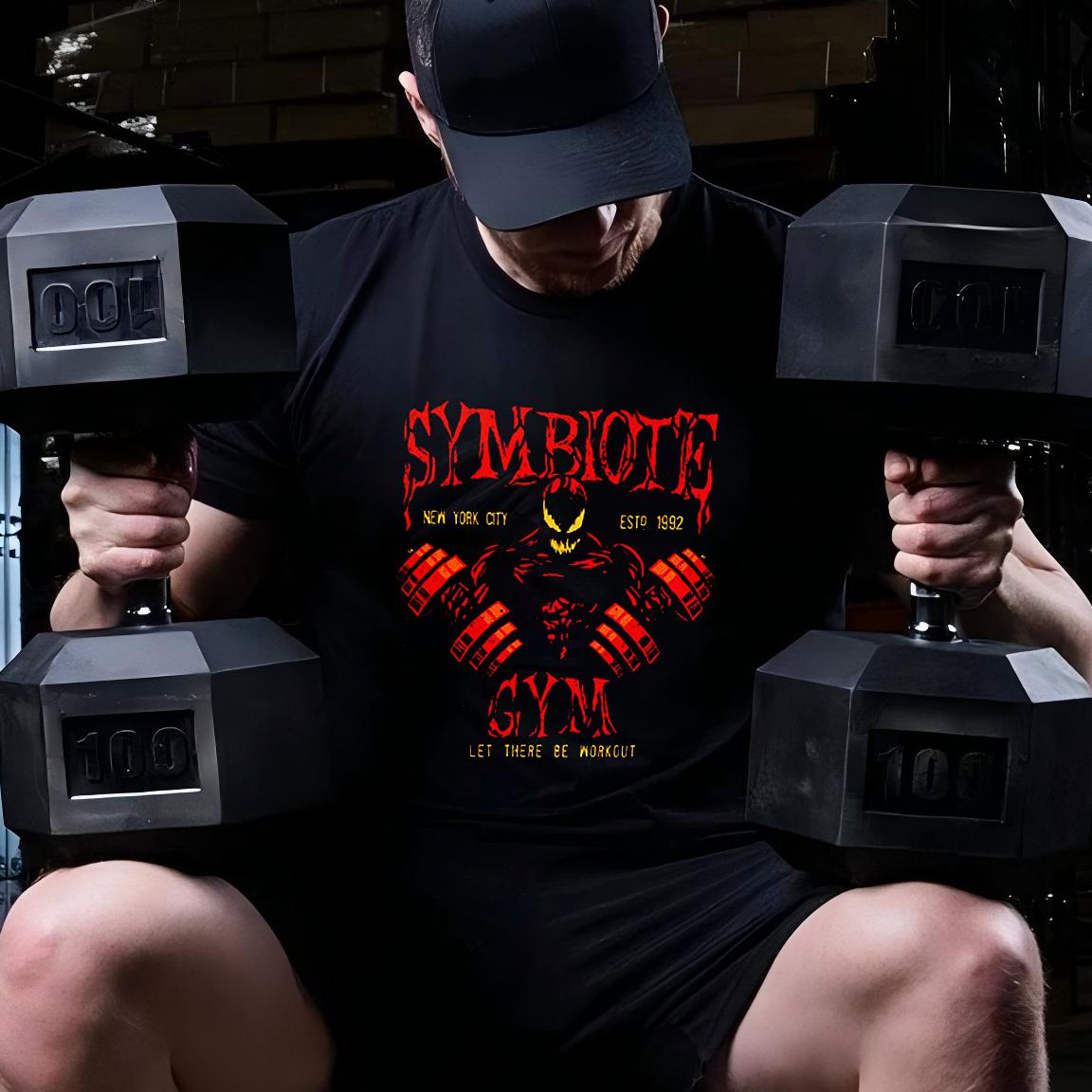 Symbiote Gym Printed Men's T-Shirt