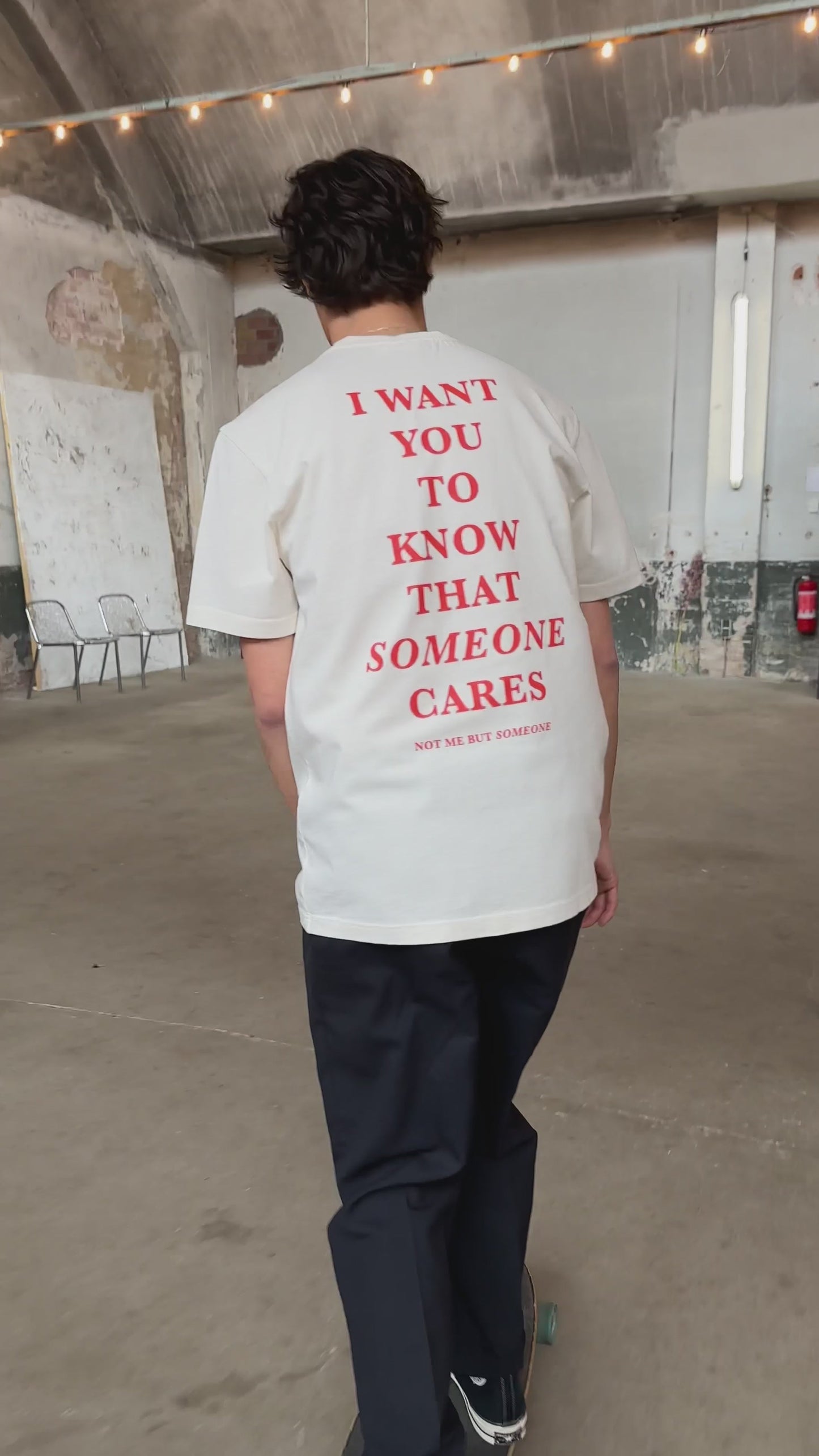 I Want You To Know That Someone Cares Printed Men's T-shirt