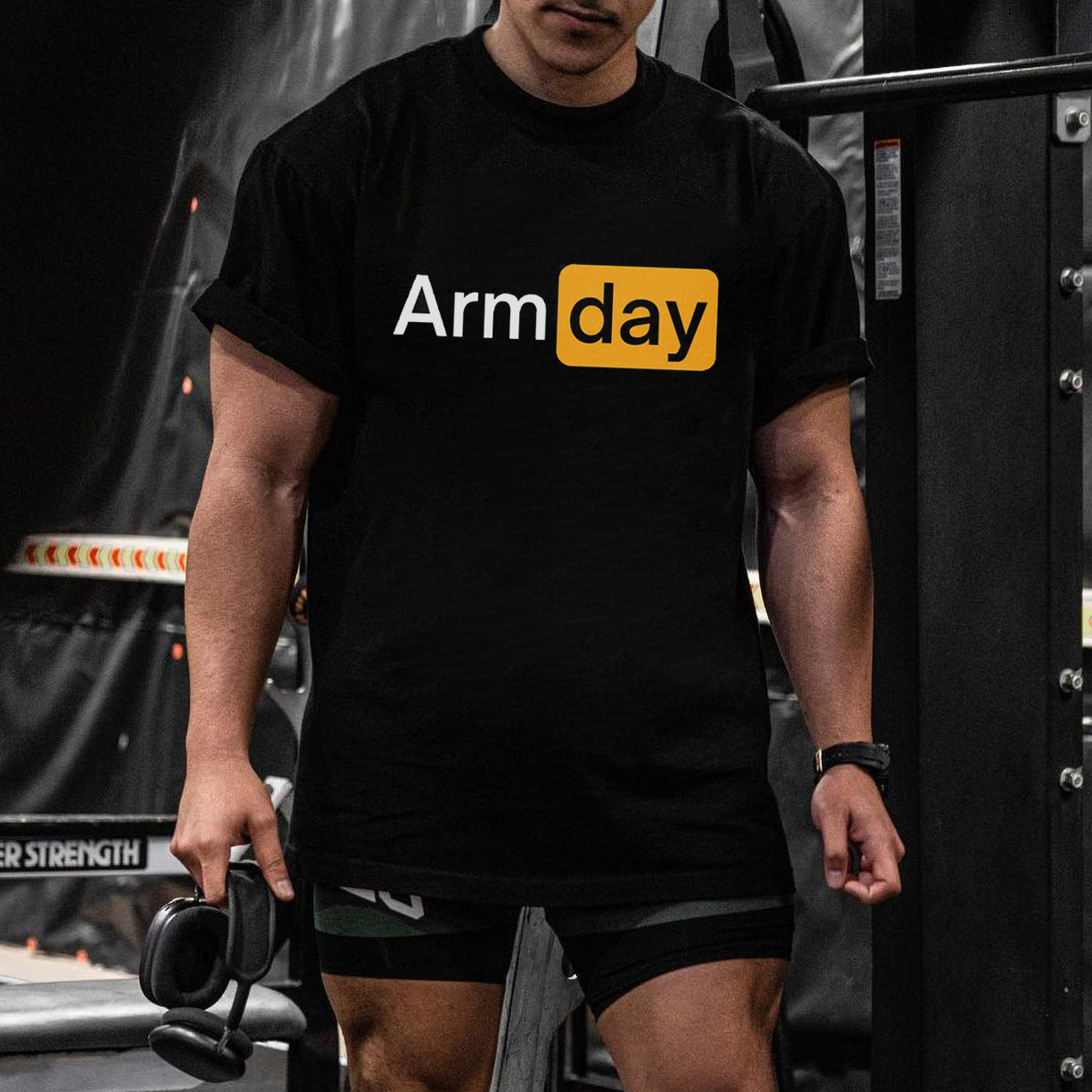 Arm day  Printed Men's T-Shirt