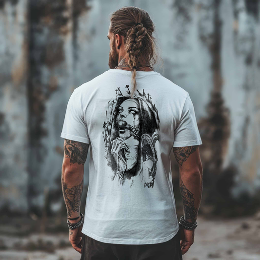 Bound nun  Printed Men's T-shirt